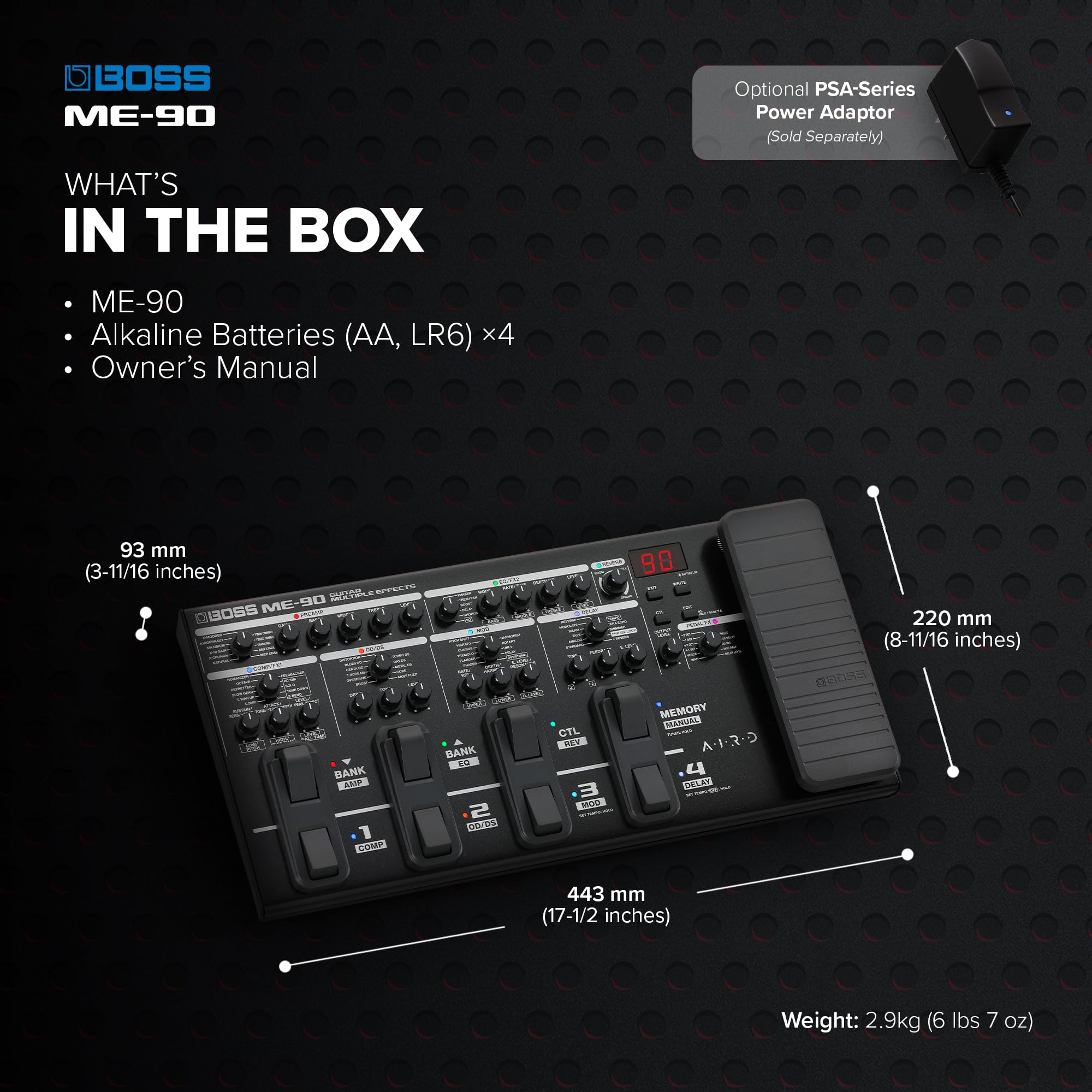 その他 ME-90 GUITAR MULTIPLE EFFECTS Buy Boss ME90 Guitar Multi-Effects | Sam Ash Music